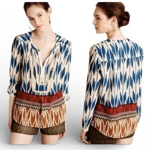 Anthropologie Maeve Rohana Top Boho Size 4